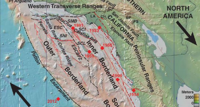 Newly Discovered Continental Collision Could Trigger Massive California Tsunami