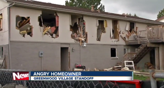 SWAT Demolishes Man’s Home “With A Tank” and Explosives in Pursuit of a Shoplifting Suspect
