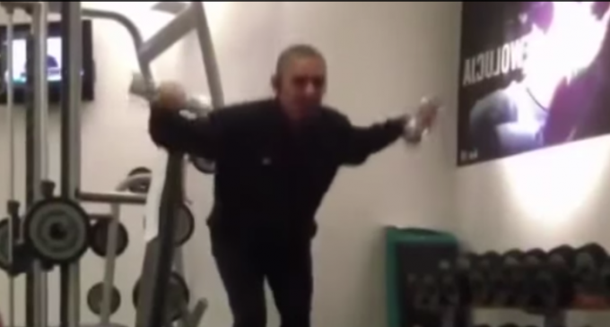 Michelle vs Barack In The Gym